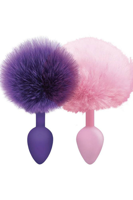 Cotton tails purple bunny anal plug
