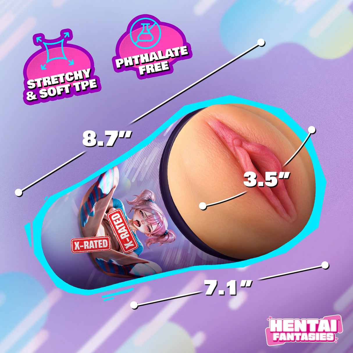 Hentai Gamer Girl Vibrating Ass Masturbator