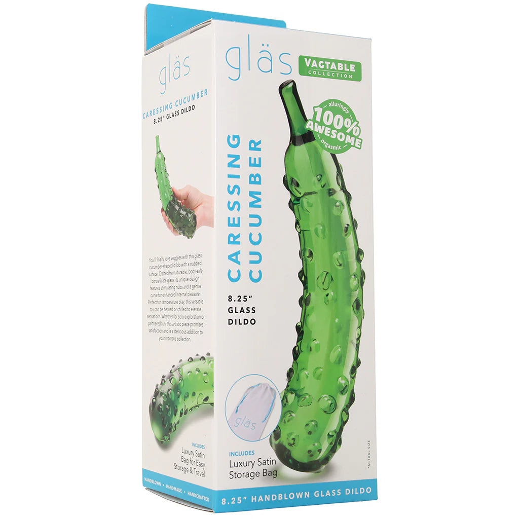 Gläs Caressing Cucumber Dildo