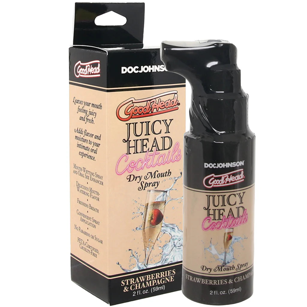 Good Head Dry Mouth Spray Strawberries & Champagne