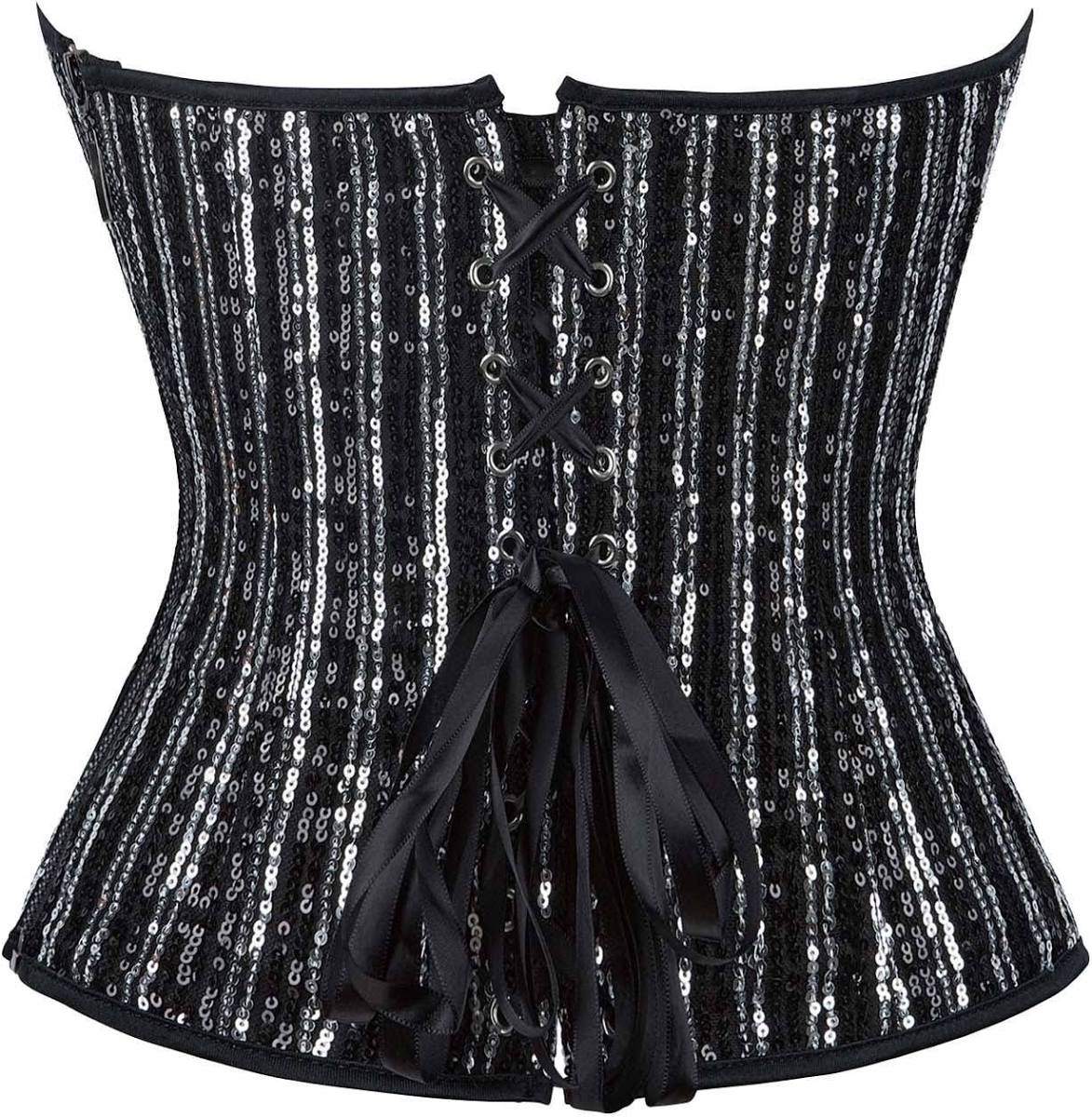 Sensual Boutique Sequin Corset M