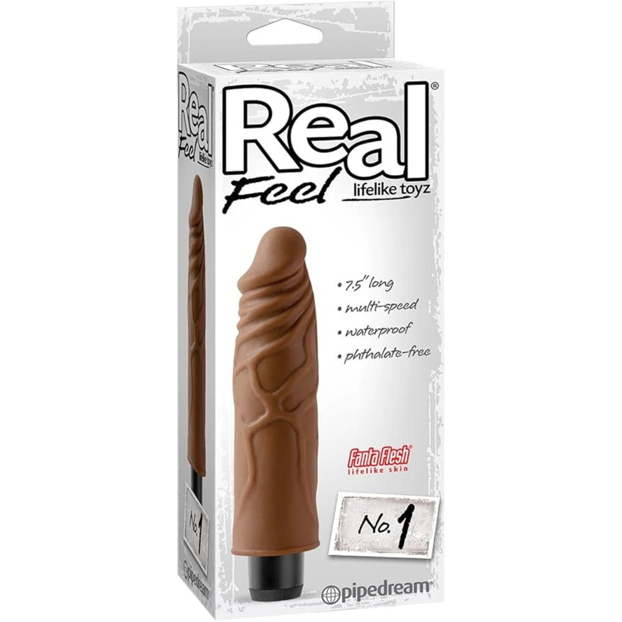 Real Feel #1 - 7.25” Dildo Mocha