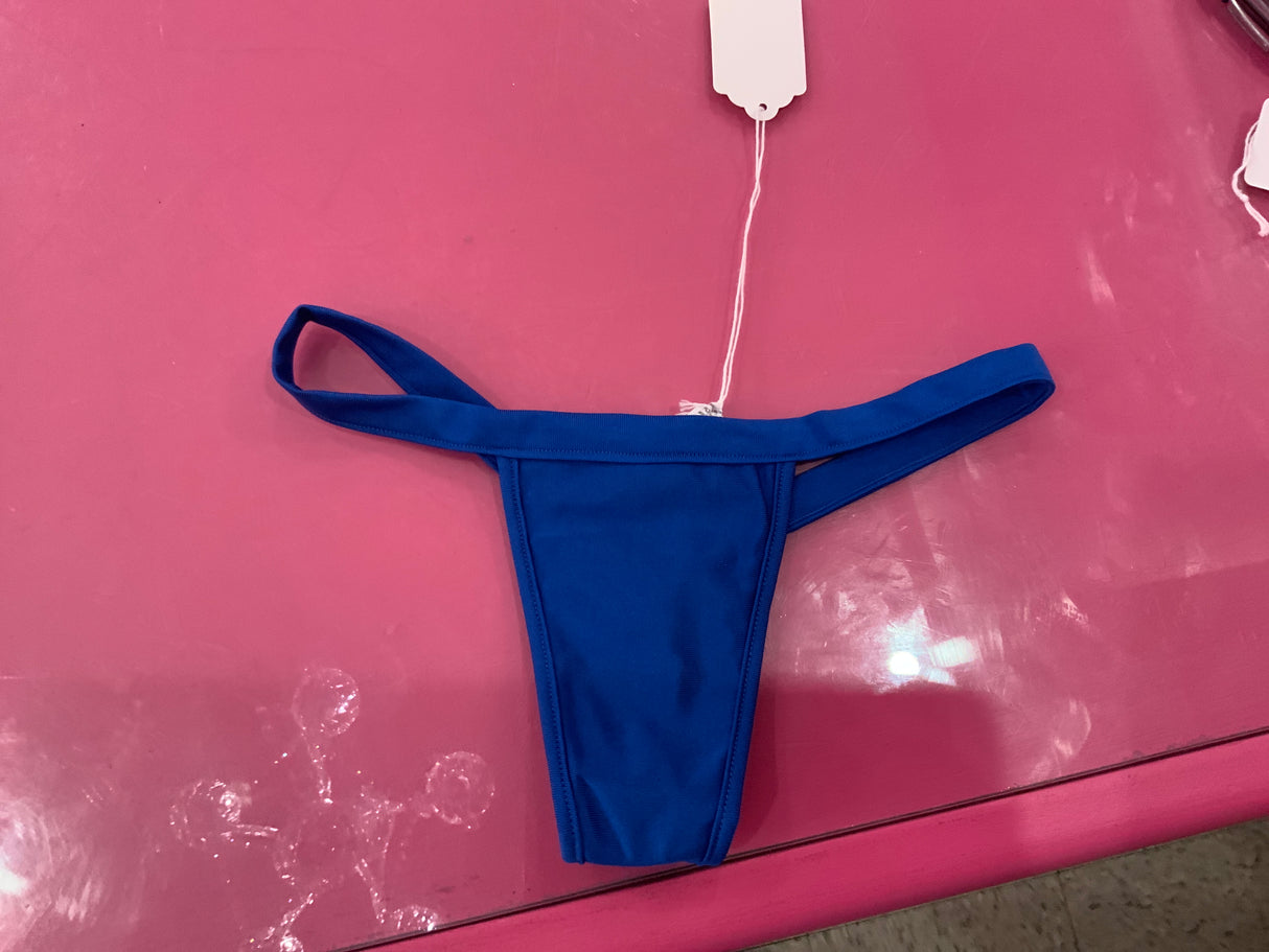 Dark Blue Strappy Thong