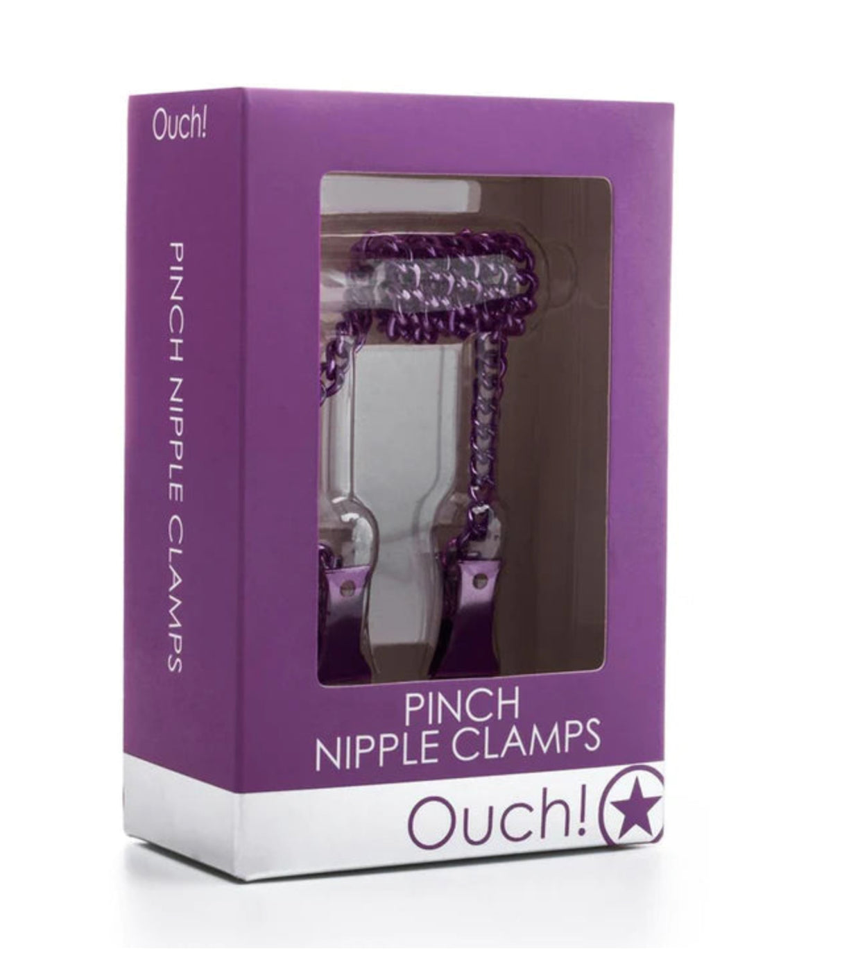 Ouch! Purple Pinch Nipple Clamps
