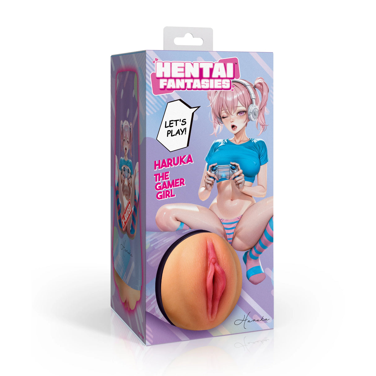 Hentai Gamer Girl Vibrating Ass Masturbator