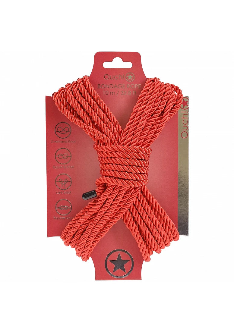 Ouch Bondage 10 metres Red