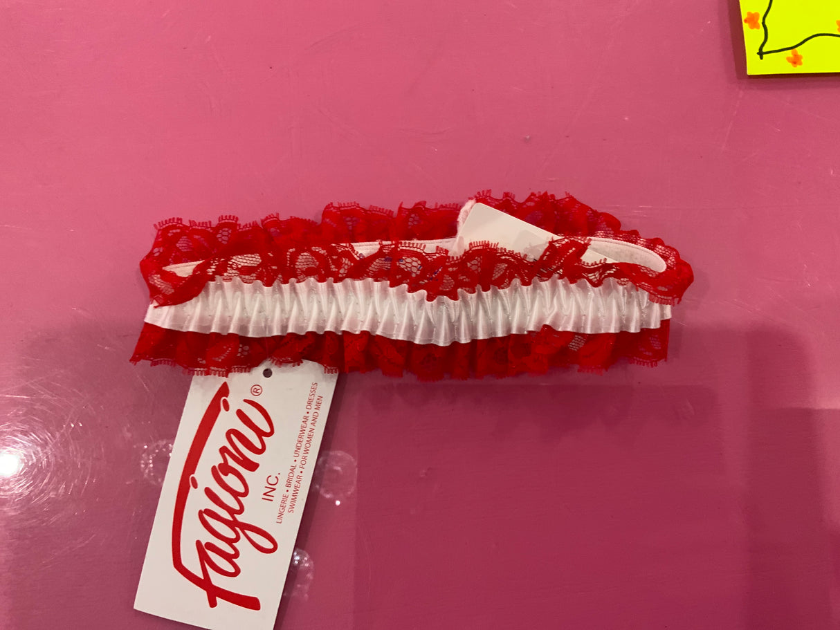 Red & White Garter