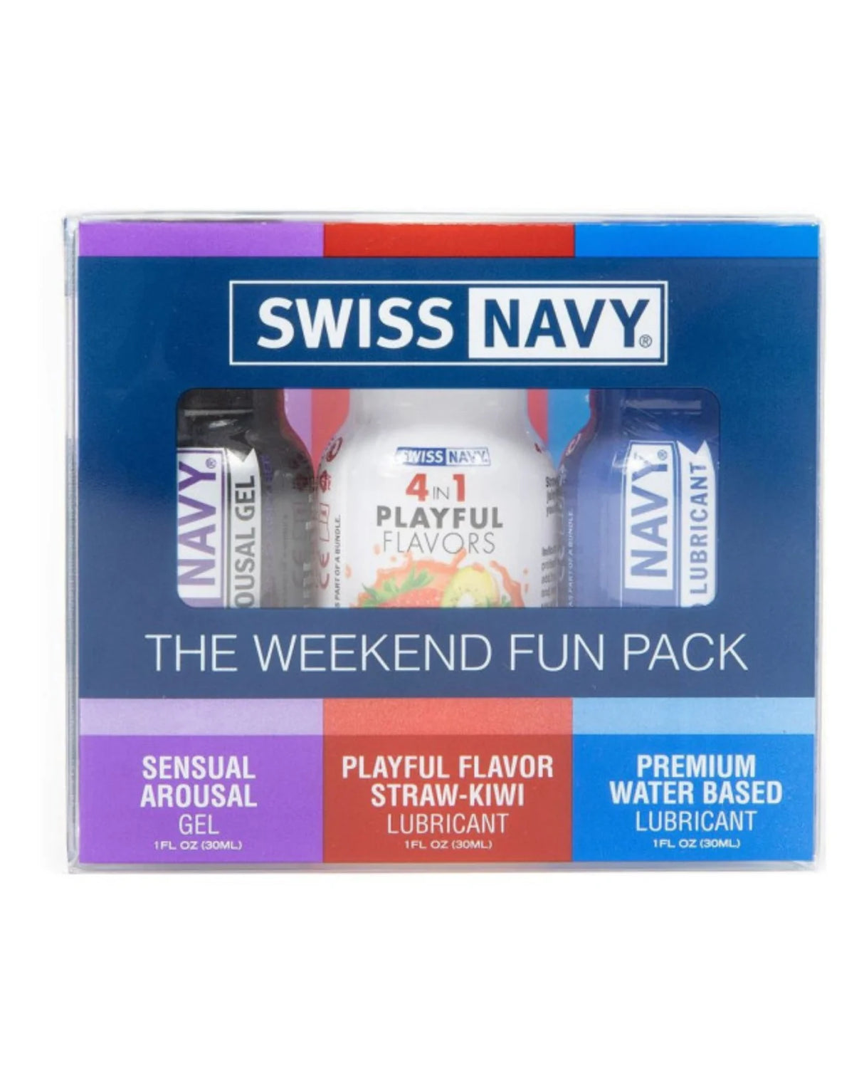 Swiss Navy- The Weekend Fun Pack 3x 1oz Lubricants