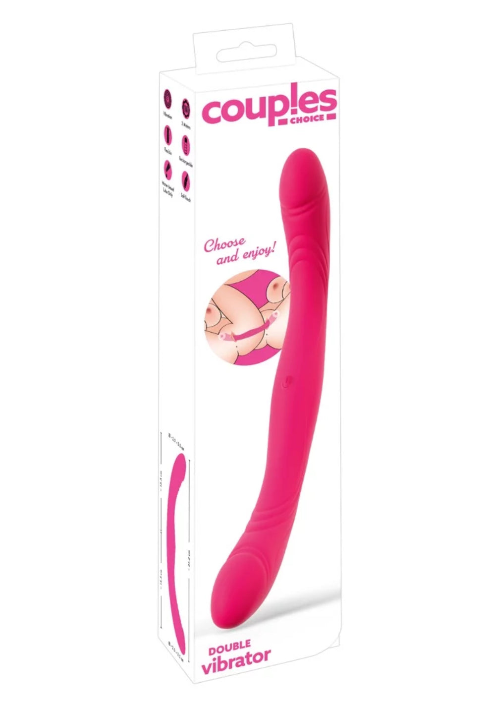 Couples Choice Pink Double Vibrator