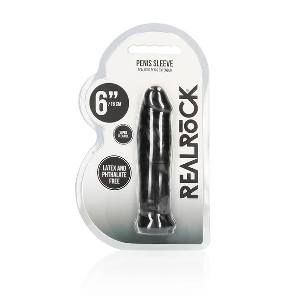 Realrock Penis Sleeve 6” black