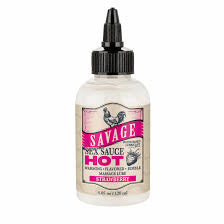 Savage Sex Sauce Hot Warming Strawberry Lube 4oz