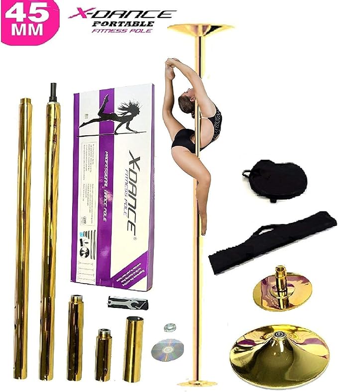 X-Dance Fitness Pole Static & Spinning
