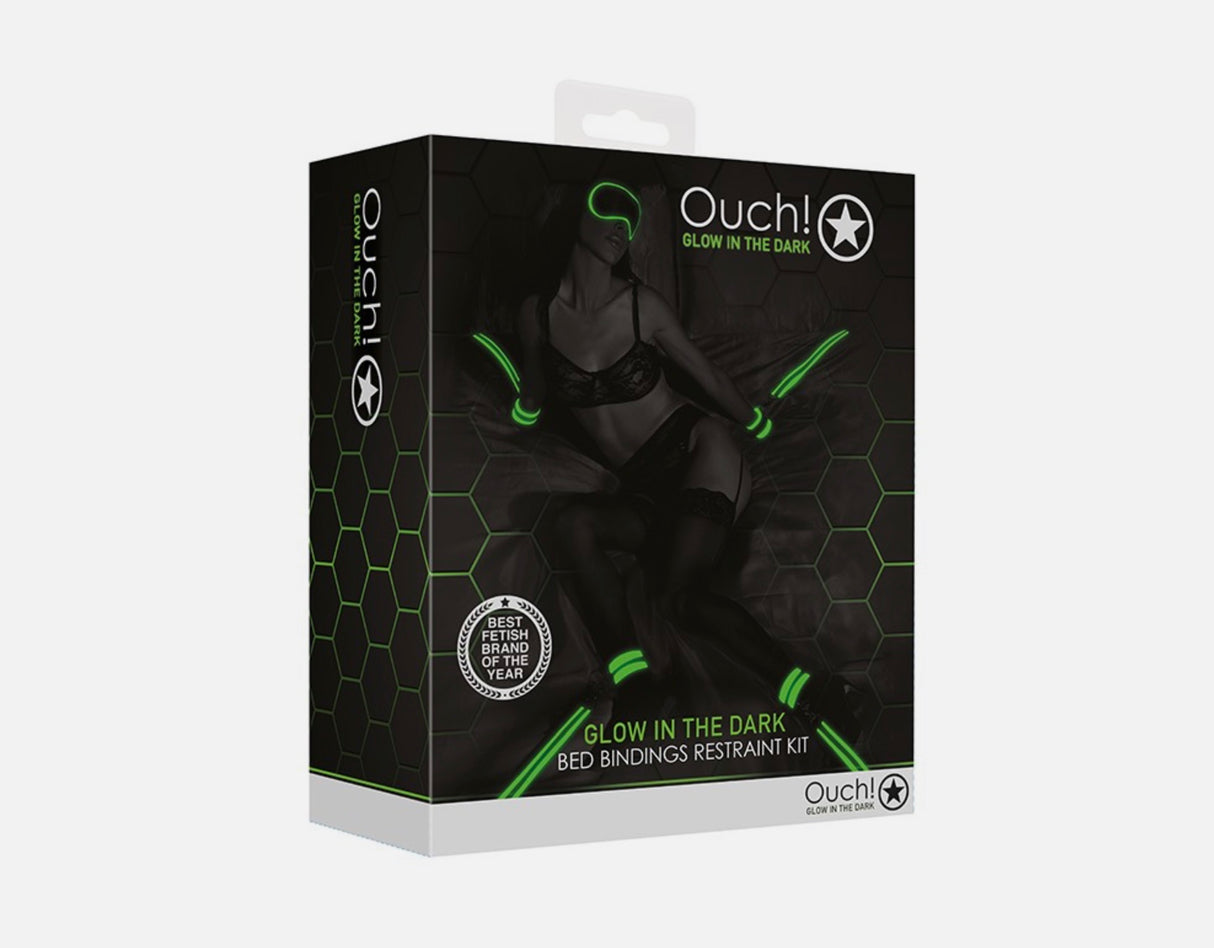 Ouch! Glow in the dark Bed Binding Restraints