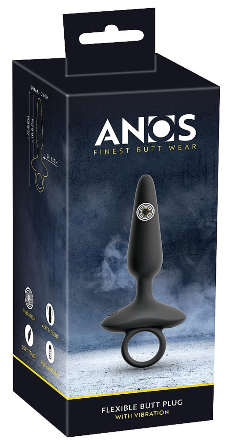 ANOS Flexible Butt Plug w/ Vibrations