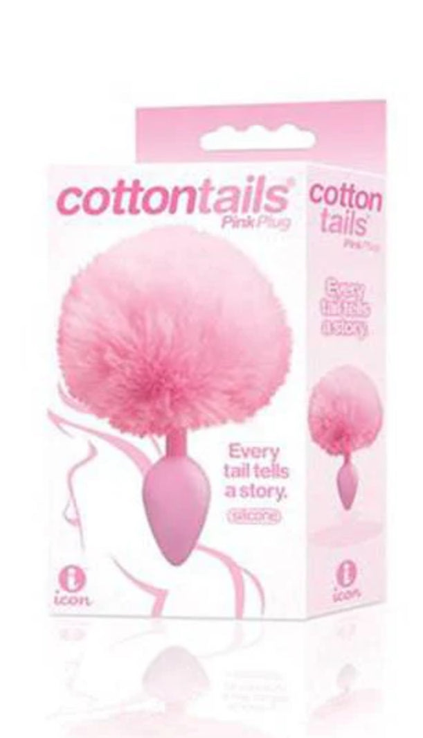 Cotton tails pink bunny anal plug