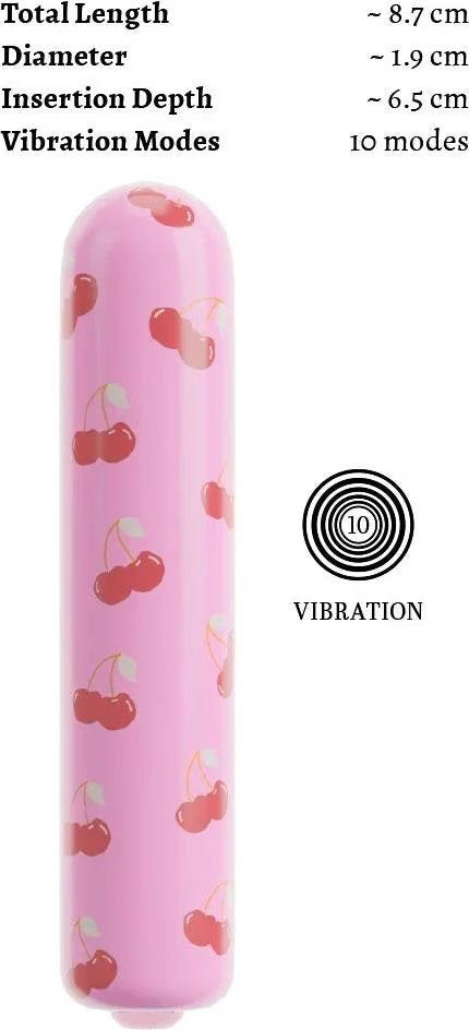 Beau Coeur Leo Mini Vibrator Cherry