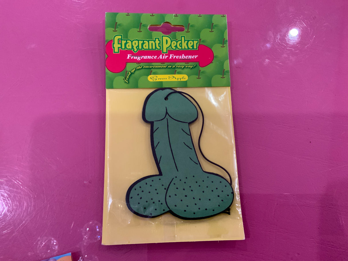 Fragrant Pecker Green Apple Air Freshener