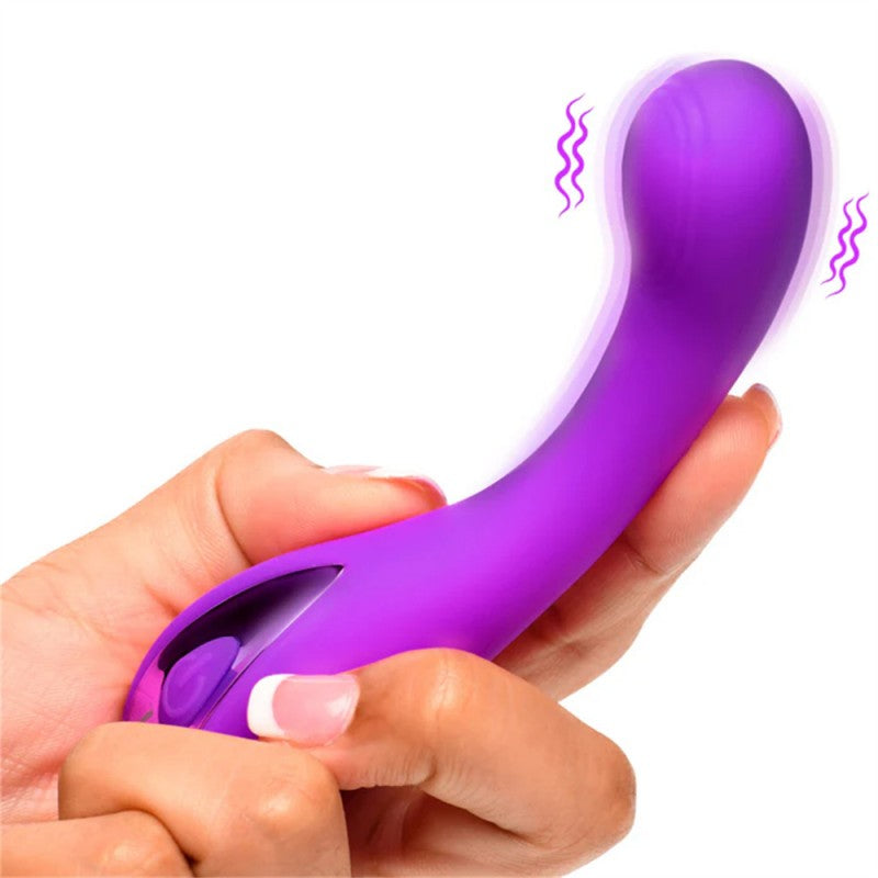 Bang G Spot Silicone Vibrator -Purple