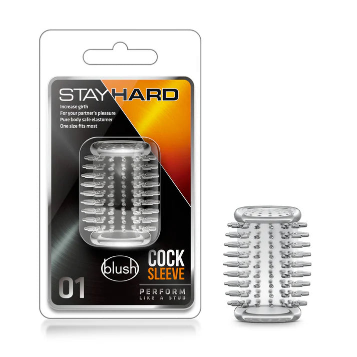 Stay Hard - Cock Sleeve 01 - Clear BL-00102