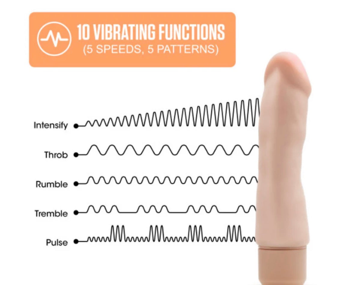 Dr.Skin Dr.Steve 7” Vibrating Dildo