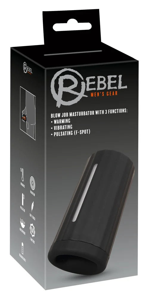 Rebel Mens Gear BJ Masturbator w/ 3 Functions