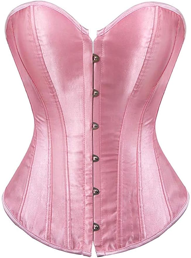 Pink Satin Corset M/L