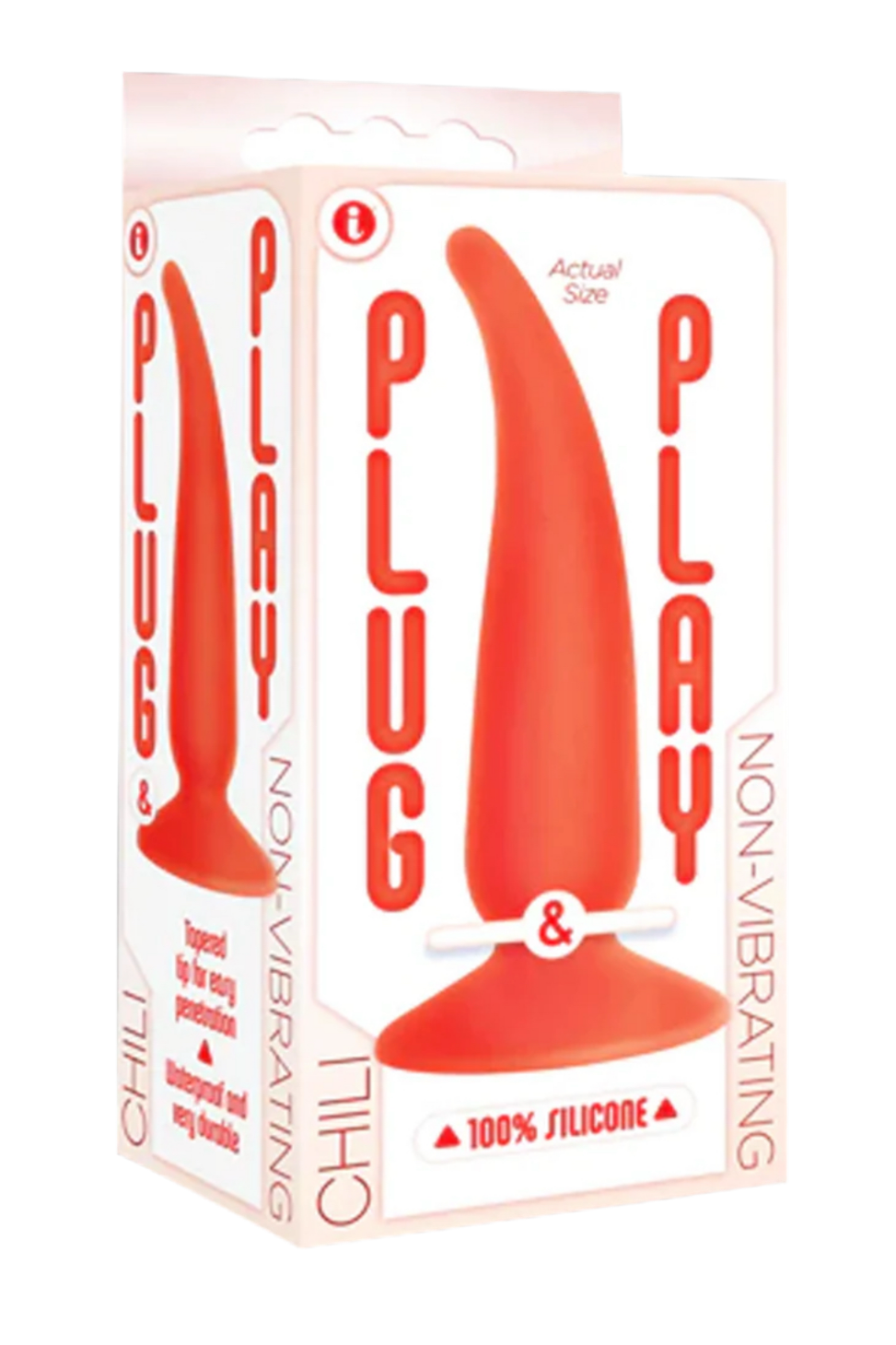 Plug & Play Silicone Plug Chili - red