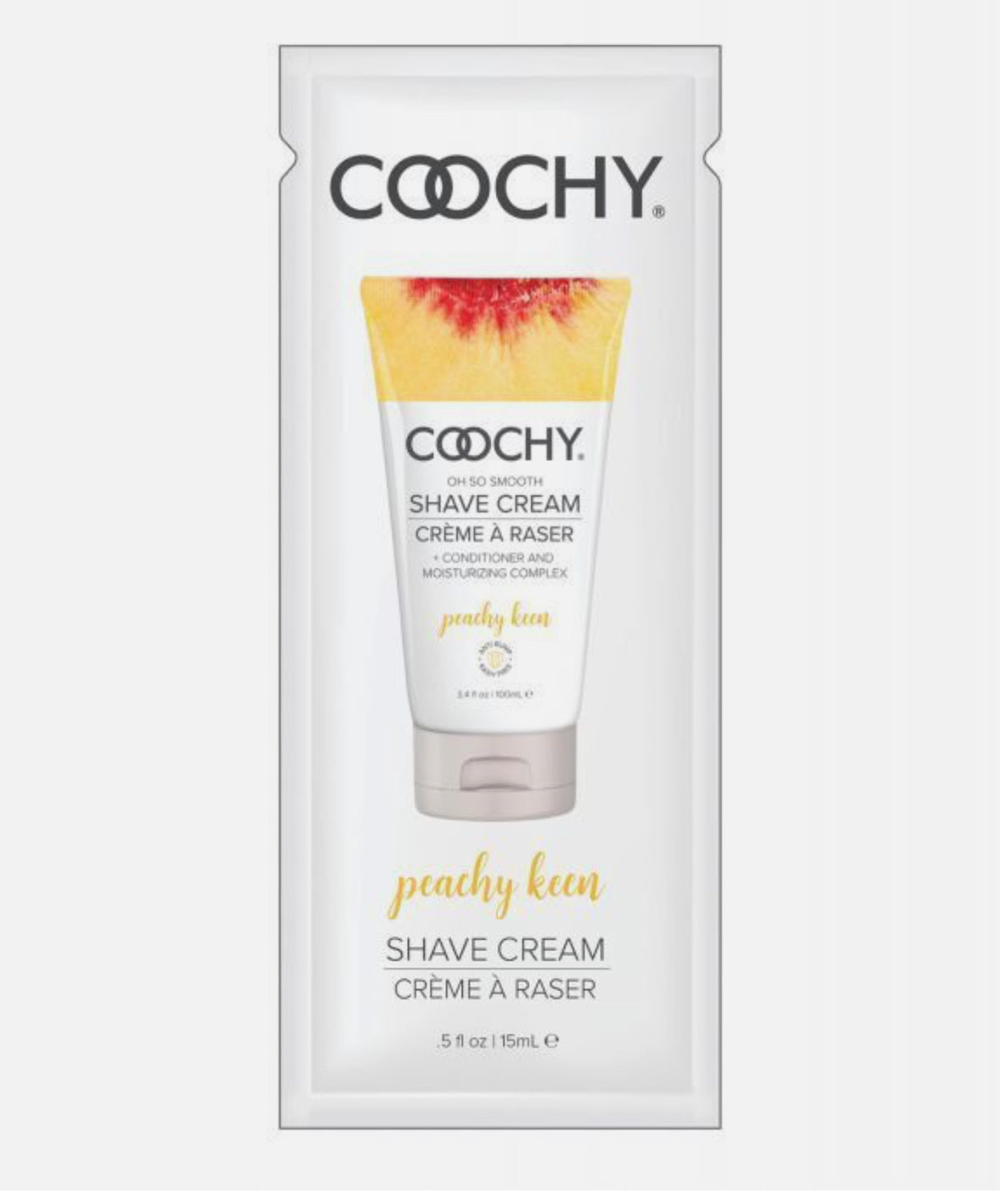 Coochy Peachy Keen Shave cream pack