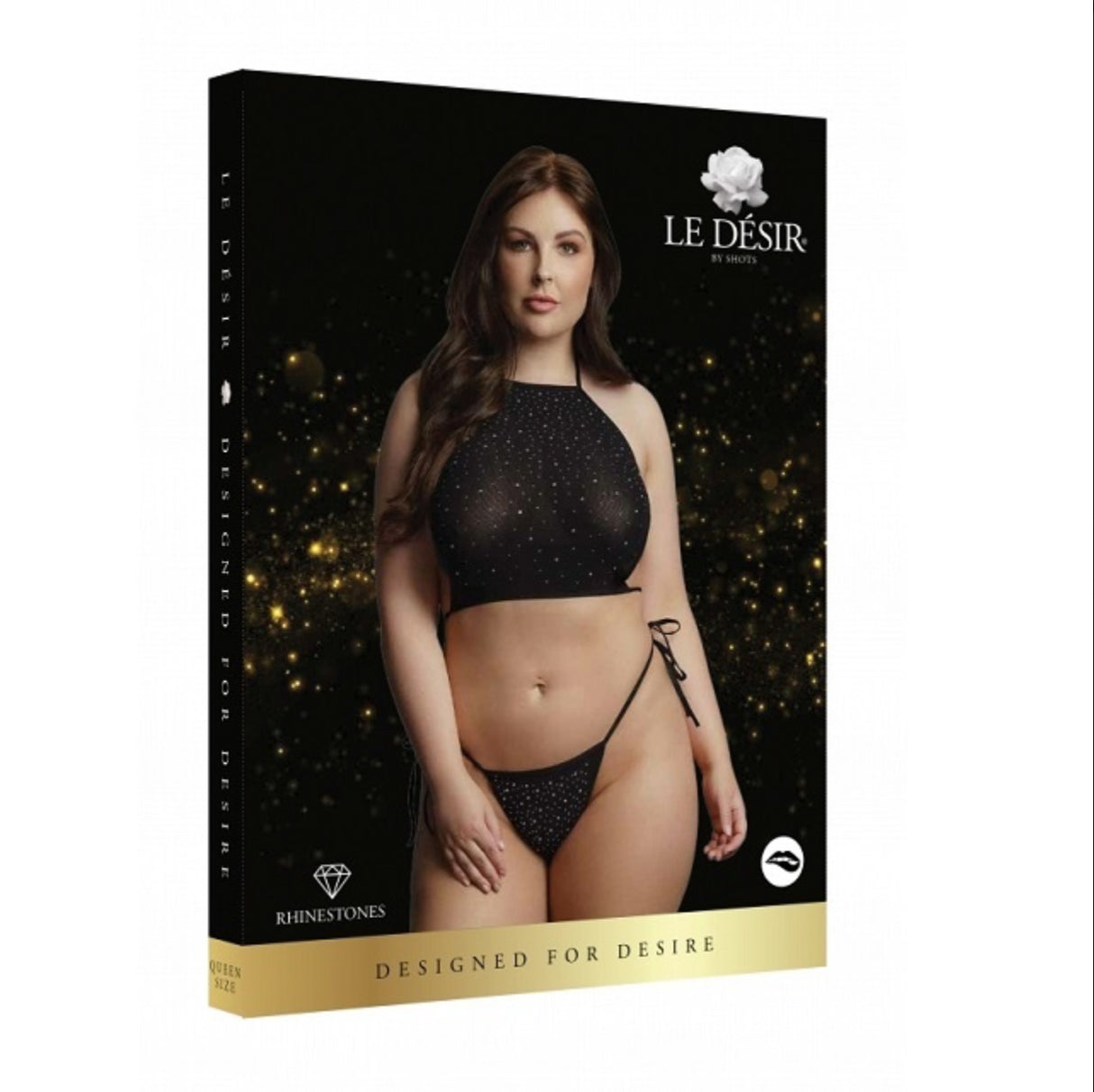 Le Desir Black Rhinestone set Q/S