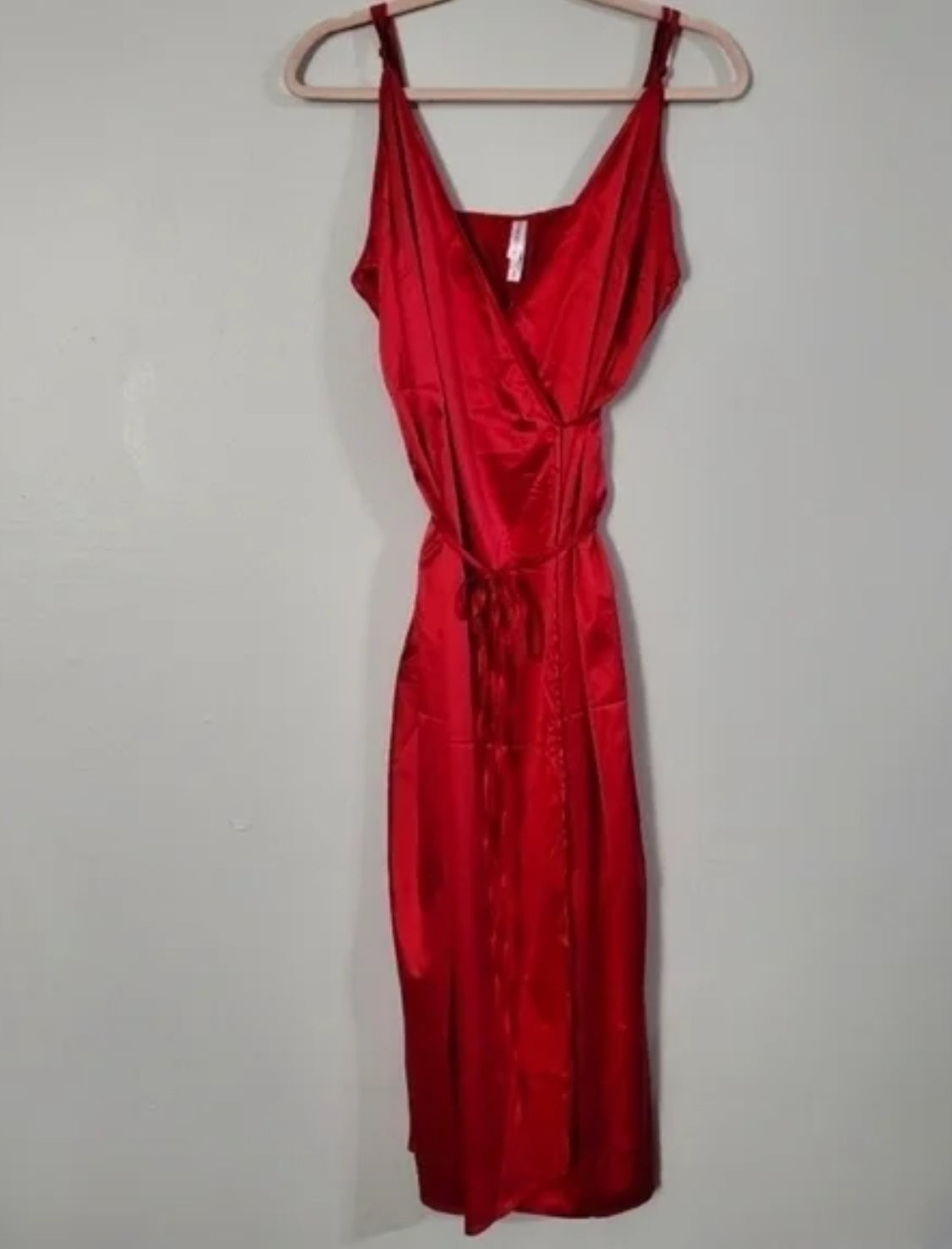 Coquette Cranberry Satin Dress o/s