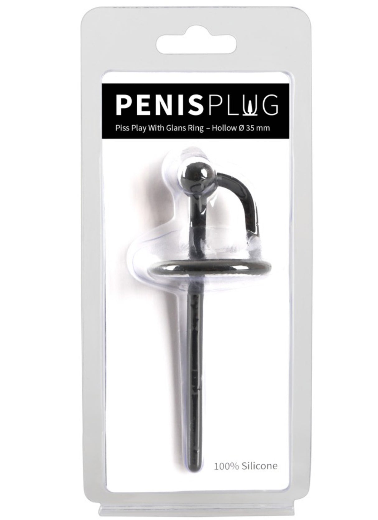 Penis plug with Glans ring hollow