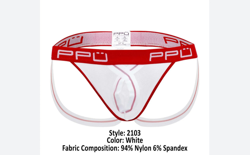 PPU Red Ball lifting jock strap Medium