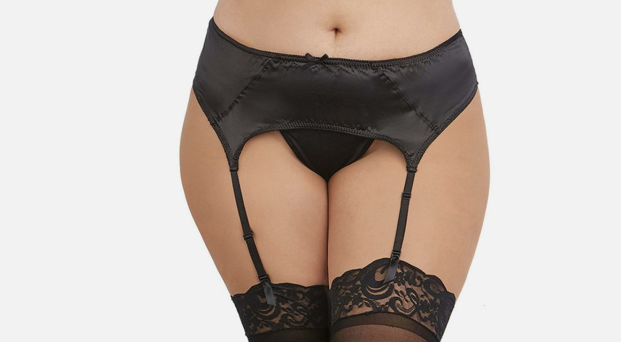 Dreamgirl satin garter queen size