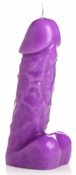 Master Series Passion Pecker Candle - Purple