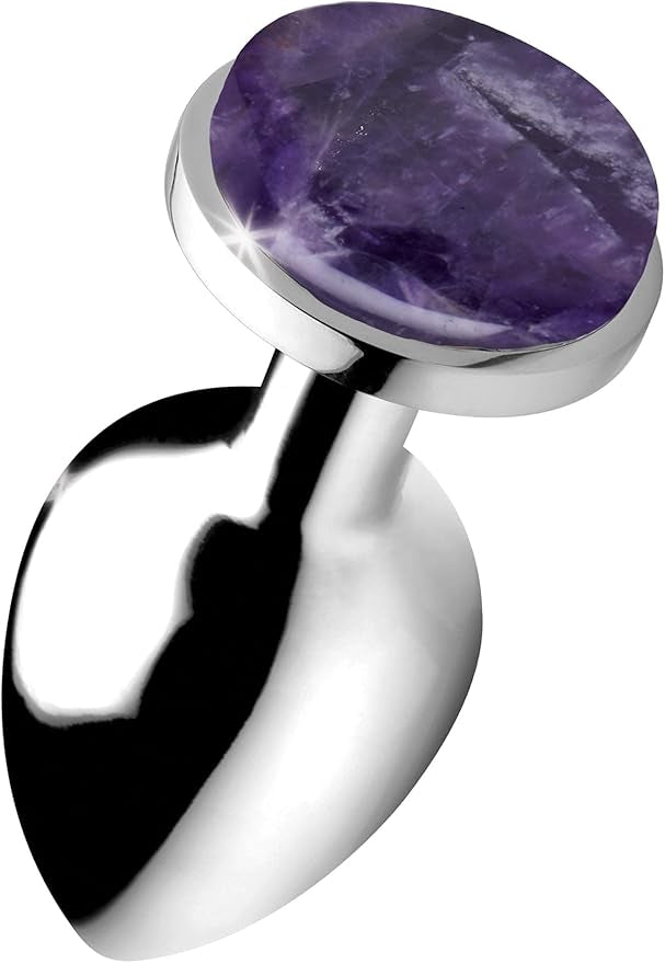 Booty Sparks Gemstones Large Butt Plug - Amethyst