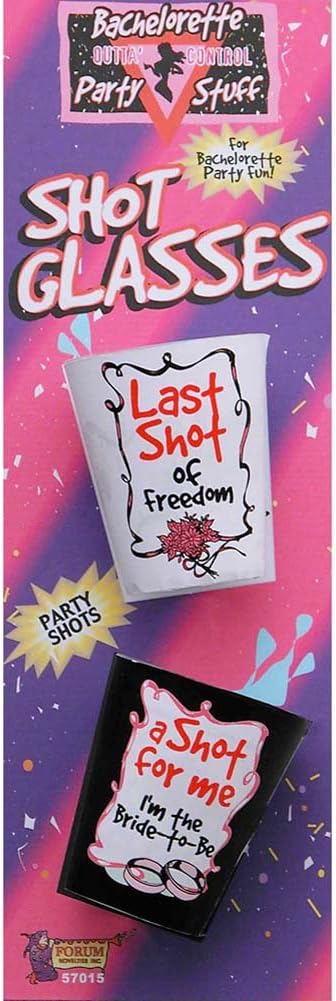 Bachelorette Shot Glasses 2 pk