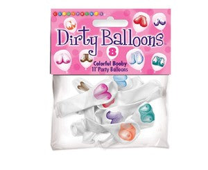 8Pc Colourful Boobie Balloons