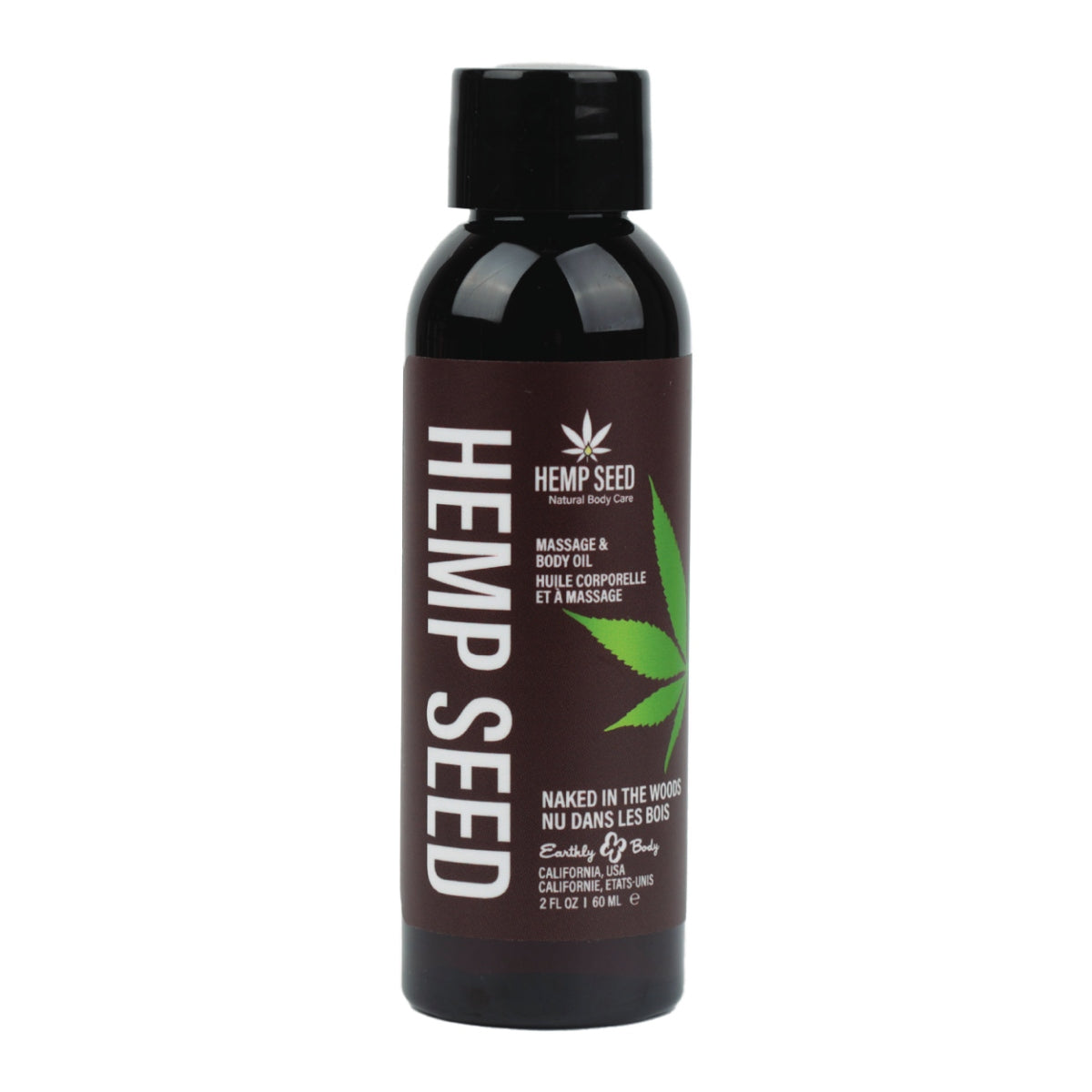 Hemp Seed Naked in the Woods massage oil 2oz