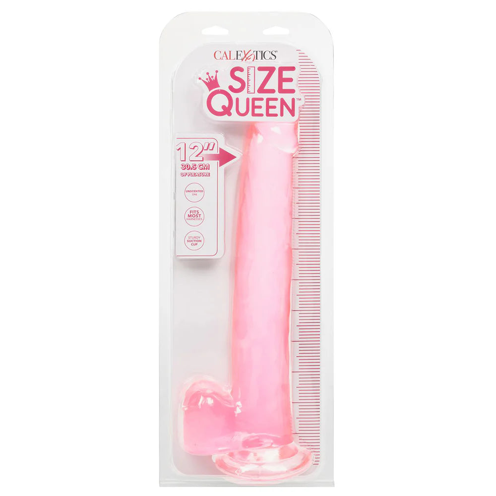 Size Queen 12” Pink Dildo
