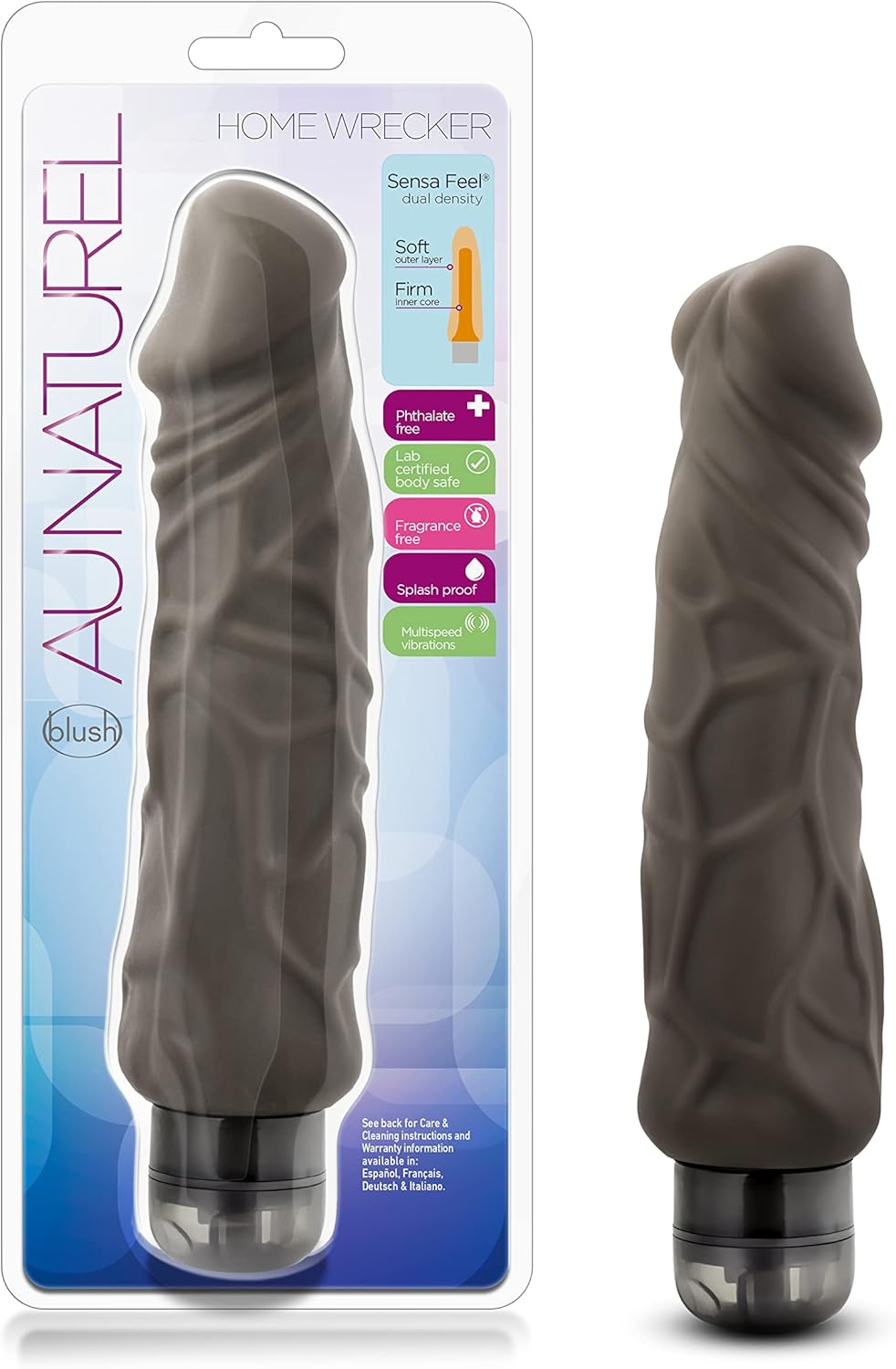Au Naturel Homewrecker Brown Dildo