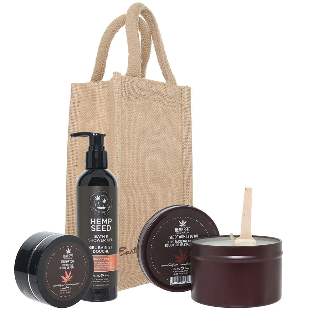 Hemp Seed Shower & Spa Gift Set