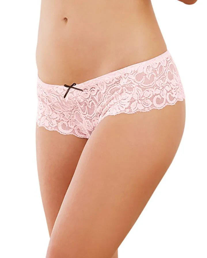 Dream girl cheeky bow open crotch panties 3x/4x