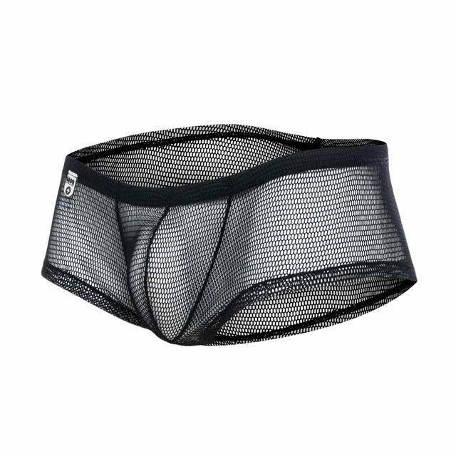 MOB Mens black fishnet boxer short L/XL