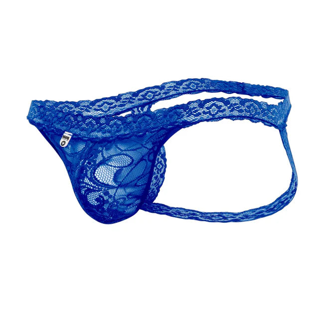 MOB Male basics Blue lace jock S/M