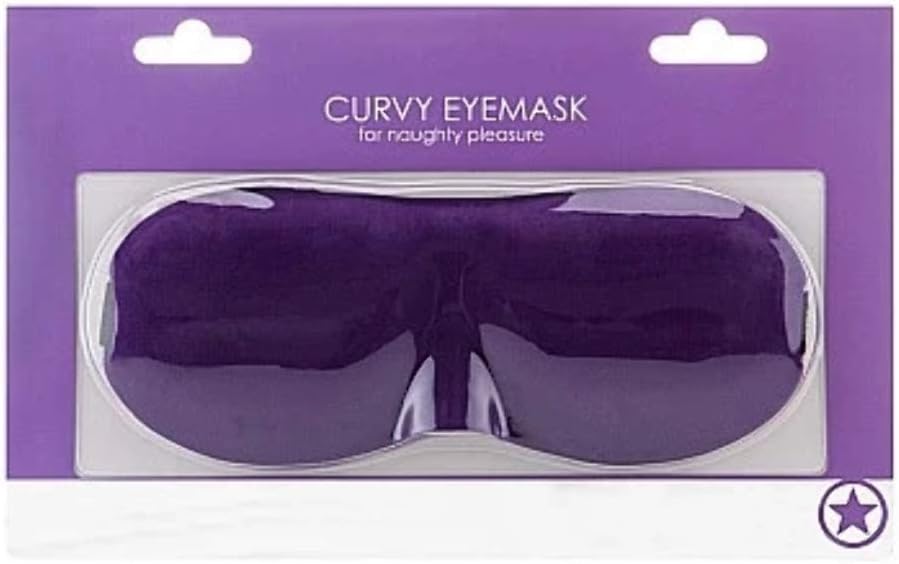 Ouch Curvy purple eye mask