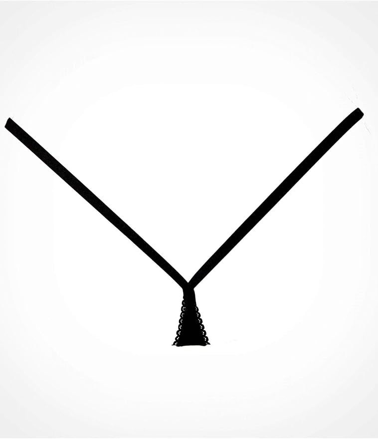 Adore Say it between the cheats black thong o/s