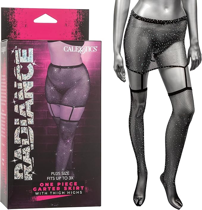 Radiance one piece garter skirt & Thigh highs