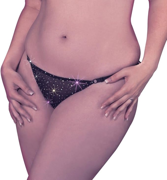 Radiance Crotchless Thong plus size