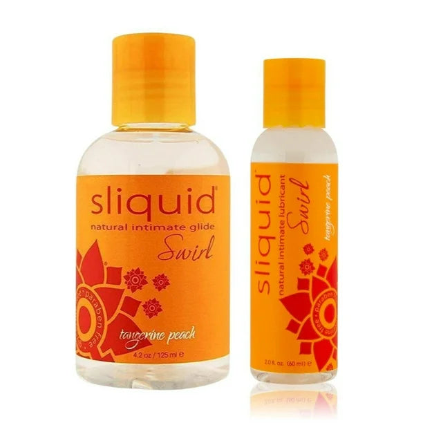 Sliquid Swirl Tangerine Peach flavoured lube 5ml packet