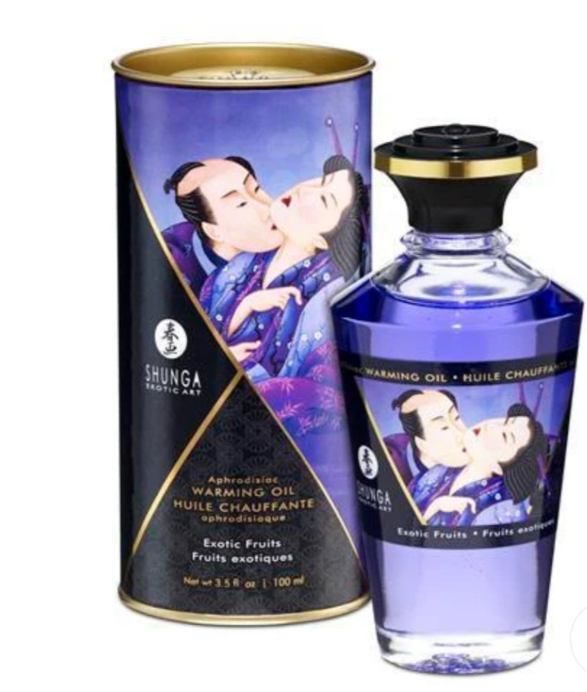 Shunga Aphrodisiac Warming Oil in Exotic Fruits